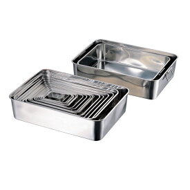 18-8 深型組バット 4号 44004【ステンレスバット業務用 バット 揚げ物用バット 調理用バット 料理バット 保存容器 下ごしらえ】【メイチョー】