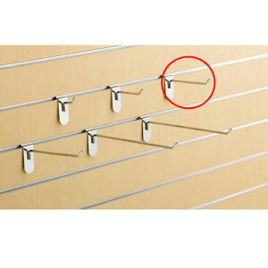 【まとめ買い10個セット品】リスタ用フックハンガー(φ6mm) L15cm 10本 61-73-14-3 【店舗什器 パネル ディスプレー 棚 ハンガー店舗備品】【メイチョー】