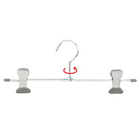 スチール製ボトムハンガー T字型 W28cm 100本 61-194-13-3 【演出・ディスプレイ用品 スチール製ハンガー クロームメッキ スチール製ボトムハンガー T字型】【店舗什器 パネル ディスプレー 棚 ハンガー 店舗備品】【メイチョー】