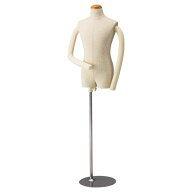 子供腕付き芯地張ボディ 身長120cm(7才) 61-780-56-3 【演出・ディスプレイ用品 子供ボディ 腕付きボディ…