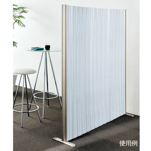 アコーディオンパーティション H150cm W135cm ブルーグレー 61-355-8-4 【メーカー直送/代金引換決済不可】【店舗備品 店舗インテリア 店舗改装】【メイチョー】