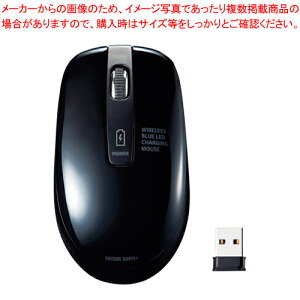 �u���[LED�}�E�X �[�d�����C�����X 3�{�^�� MA-WBL118BK �u���b�N 1�y�~�[�فz