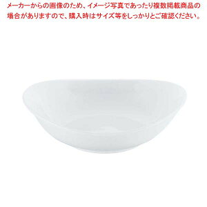 磁器 中華・洋食兼用食器 白オーバルボール 24cm【厨房館】