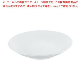 【まとめ買い10個セット品】 磁器 中華・洋食兼用食器 白フカヒレ皿 8寸【厨房館】