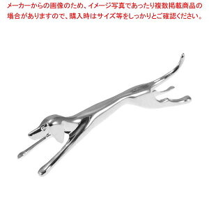 【まとめ買い10個セット品】ナイフレスト イヌ シルバー 亜鉛合金【厨房館】