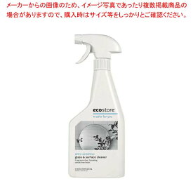 【まとめ買い10個セット品】エコストア ガラスクリーナー 無香料 500ml【厨房館】