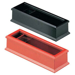 【まとめ買い10個セット品】ABS箸箱 赤M10-978【厨房館】