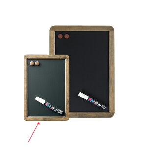 【まとめ買い10個セット品】アンティークブラックボード片面 A4 ブラウン 61-546-58-2 【 サイン・掲示用品 パネル・ボード 黒板・ボード アンティークブラックボード 】【厨房館】