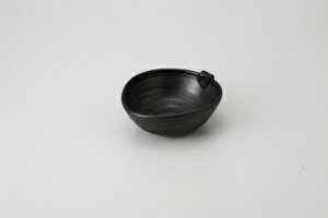 和食器 ブラック 耳付鉢 37K103-06 まごころ第37集 【キャンセル/返品不可】【厨房館】