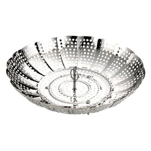 パール金属 Easy Wash ステンレス製フリーサイズ万能蒸し器C-8700【業務用蒸し器 業務用スチーマー 販売 厨房用品 人気 蒸し器 業務用 便利 ステンレス 蒸し器 ステンレススチーマー 食器洗い乾