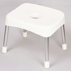 パール金属 スタイルピュア バススツールワイド30cm(ホワイト)【バススツール お風呂 椅子 いす ワイド ホワイト 白 汚れにくい カビが付きにくい 衛生的 座りやすい アルミ脚 お手入れ簡