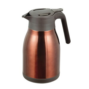 パール金属 開閉楽々 ステンレステーブルポット1.5l(ブラウン)【水筒 ボトル ポット】【厨房館】