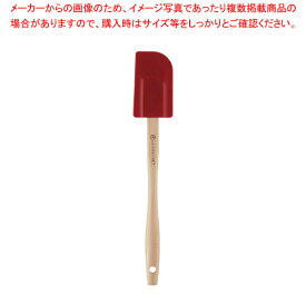 【まとめ買い10個セット品】ル・クルーゼ グルメスパチュラBH(M) 930008-02 Cレッド【厨房館】