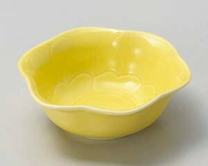 【まとめ買い10個セット品】和食器 ロ079-128 黄 花型小付【キャンセル/返品不可】【厨房館】