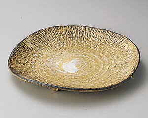 【まとめ買い10個セット品】和食器 イ176-178 粉引三つ足7寸皿【キャンセル/返品不可】【厨房館】