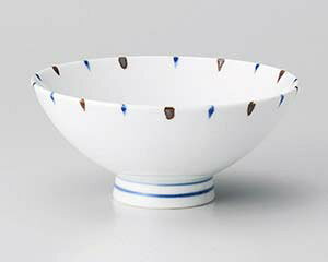 和食器 ロ369-068 渕二色十草中平【厨房館】