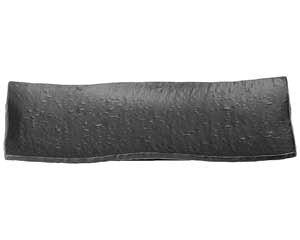 【まとめ買い10個セット品】和食器 ホ138-078 なごみ 黒さんま皿【キャンセル/返品不可】【厨房館】