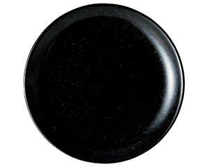 【まとめ買い10個セット品】 カ655-048 アジアン(黒・赤) 黒玉渕21cm皿【キャンセル/返品不可】【厨房館】