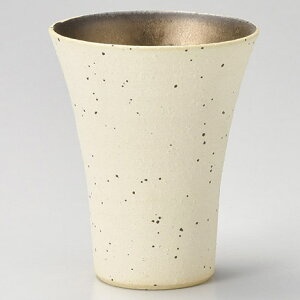 【まとめ買い10個セット品】和食器 メ276-028 焼〆金彩フリーカップ【厨房館】