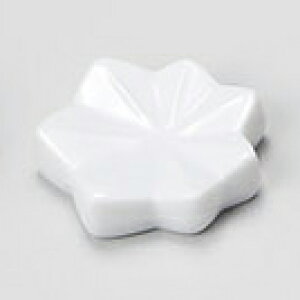 【まとめ買い10個セット品】和食器 コ289-638 紅葉 白 箸置き【厨房館】