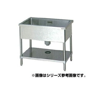 マルゼン 一槽シンク 三面R W900×D750×H800〔BS1X-097T〕 【メーカー直送/後払い決済不可】【人気 1槽 シンク 簡易 流し 一層 シンク 一槽 流し台 一槽シンク 業務用 ステンレスシンク キッチン ス