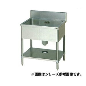 マルゼン 一槽シンク BG有 W1200×D600×H800〔BS1X-126〕 【メーカー直送/後払い決済不可】【人気 1槽 シンク 簡易 流し 一層 シンク 一槽 流し台 一槽シンク 業務用 ステンレスシンク キッチン ステ