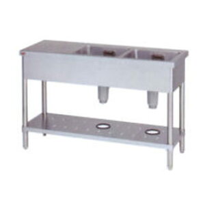 業務用 マルゼン 2槽台付シンク BST2-124RN 【メーカー直送/後払い決済不可】【二層 シンク 2層 シンク 厨房 二層式 シンク ステンレス流し台 業務用 ステンレスシンク 業務用流し台 二槽 シン