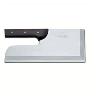 堺孝行 蕎麦切り包丁 白二鋼 磨き 黒丹柄 24cm 08366 【024-0200607-001】【業務用 そば切り 蕎麦切り 麺切 庖丁 包丁 出刃包丁 包丁職人 包丁 sakai hocho】【厨房館】