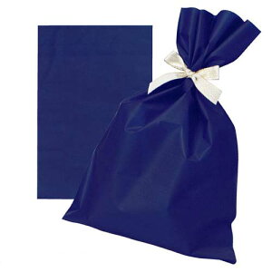 【まとめ買い10個セット品】無地 梨地ギフトバッグ ネイビー 50×65 10枚 61-549-50-3 【 店舗什器 小物 ディスプレー ギフト ラッピング 包装紙 袋 消耗品 店舗備品 】【厨房館】