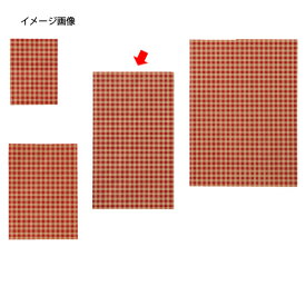 ギンガムチェック レッド 13.5×23 1000枚 61-304-12-7 【ラッピング用品 紙袋 平袋 平袋 ギンガムチェック レッド】【店舗什器 小物 ディスプレー ギフト ラッピング 包装紙 袋 消耗品 店舗備品】【厨房館】