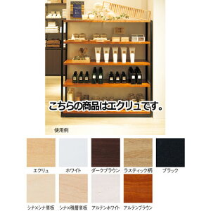 ラテラル・フォー中央両面専用木製ステージ フレーム直置きタイプ W120cmタイプ エクリュ 61-751-97-1 【店舗什器 パネル ディスプレー 棚 店舗備品】【厨房館】