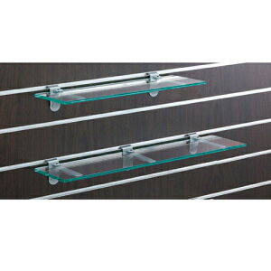 【まとめ買い10個セット品】リスタ用ガラス棚セット 8mm厚 W45cmタイプ D35cm 61-73-5-3 【店舗什器 パネル ディスプレー 棚 店舗備品】【厨房館】