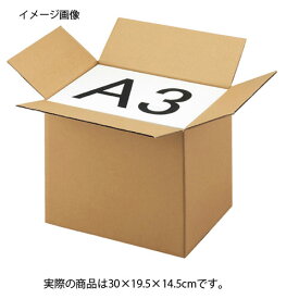 【まとめ買い10個セット品】ダンボールケース 30×19.5×14.5cm 30枚【店舗什器 小物 ディスプレー ギフト ラッピング 包装紙 袋 消耗品 店舗備品】【厨房館】