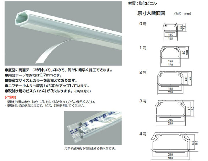 返品送料無料】 マサル工業 テープ付ニュー エフモール 2号 1m 50本セット SFT2 6色 ニューFモール マサル工業 テープ付きニュー・エフモール 2号 1m