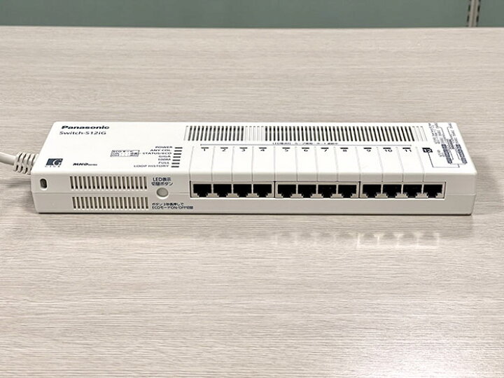 楽天市場】【中古】Panasonic Switch-S12iG スイッチングハブ 
