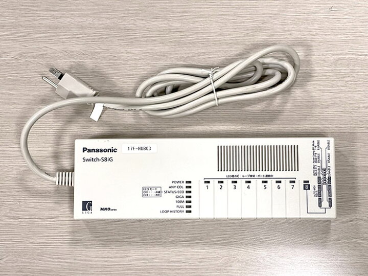 楽天市場】【マラソン期間中 P3倍】【中古】Panasonic Switch-S8iG 8 