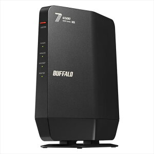 BUFFALO WSR6500BE6P-BK Wi-Fi 7(11be)�Ή��f���A���o���hWi-Fi���[�^�[ 5764+688Mbps AirStation WSR6500BE6P�V���[�Y