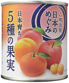 MY日本のめぐみ果実缶詰 日本育ち　5種の果実　215g