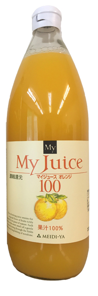 マイジュース１００ オレンジジュース 贈答 １０００ｍｌ×６本 宅１００ 送料別 完成品