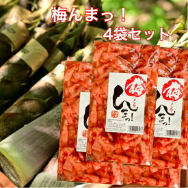 梅んまっ（200g）4袋セット 梅めんま うめ 梅鰹 梅鰹あじ 梅かつお 梅 メンマ めんま 梅メンマ 梅干し たけのこ 梅竹の子 ご飯のお供 惣菜 漬物 おつまみ お土産 郡山銘販 まざっせこらっせ 馬場音一商店