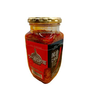 辣椒油和金針菇