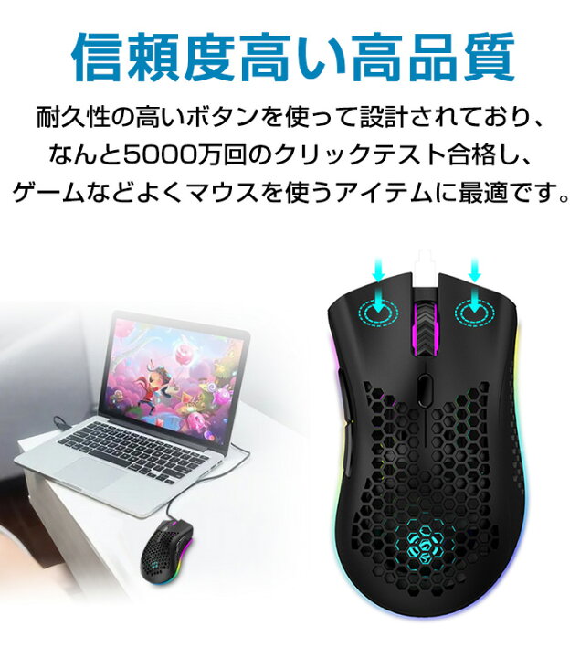 楽天市場】マウス ゲーミングマウス 在宅勤務 有線 無線 mouse マウス 