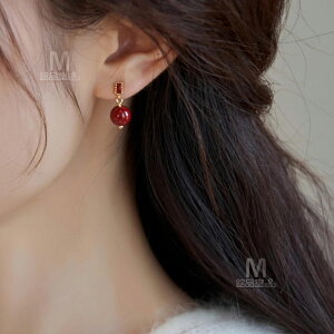 \スーパーSALE20%OFF10/31迄/【朱砂ピアス】朱砂(辰砂しんしゃ) Silver925 ピアス★レディースジュエリー シンプル 干支年 幸運 ギフト 金 銀 平和 数珠 アクセサリー アレルギーフリー 金運招