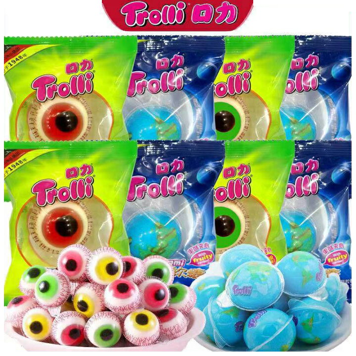 楽天市場】【100個セット】【即納】トローリ Trolli 100個入り 18g/個  