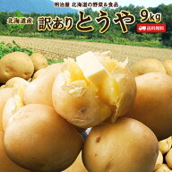 【予約商品】【9月中旬-下旬お届け予定】訳あり 新じゃがいも 送料無料 9kg とうや 北海道産 B品 ジャガ…