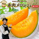 【採れたて出荷中】【7月中旬-下旬お届け】大きなメロン お中元 送料無料 ビックサイズ 2玉 北海道羊蹄山麓産 【秀品】 1玉あたり2kg以上 御中元 贈答 夏ギフト お取寄せ 果物ギフト フルーツ 内祝 プレゼント 法要 帰省土産 大玉■北海道産赤肉メロン●