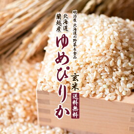 【出荷中】ゆめぴりか【玄米】 10kg/20kg/30kg 送料無料 令和7年 新米 北海道産 蘭越産 送料込み ユメピリカ 北海道米■ゆめぴりか玄米●