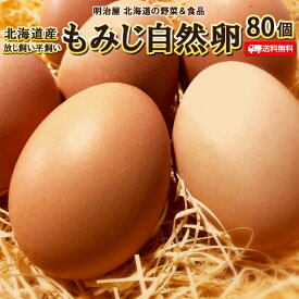 ★500円OFFクーポン発行中★たまご 送料無料 自然卵 80個 北海道産 赤玉鶏 破損保証20個含む 常温発送 平飼い 放し飼い 送料込み 卵 玉子 タマゴ