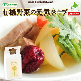 有機JAS認定 野菜スープ 無添加 オーガニック野菜 送料無料 9袋/15袋 /30袋 北海道産 大塚ファーム 大根 人参 ごぼう 干ししいたけ 無添加 離乳食■野菜スープ●