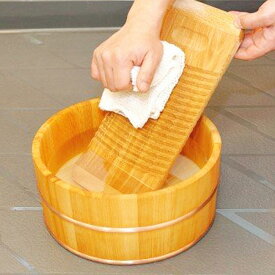 洗濯板（小サイズ・両面使用可能）木工職人の手作り◆ウォッシュボード　せんたく　木製　日本製　ガンコ汚れ　手洗い　ハンディ